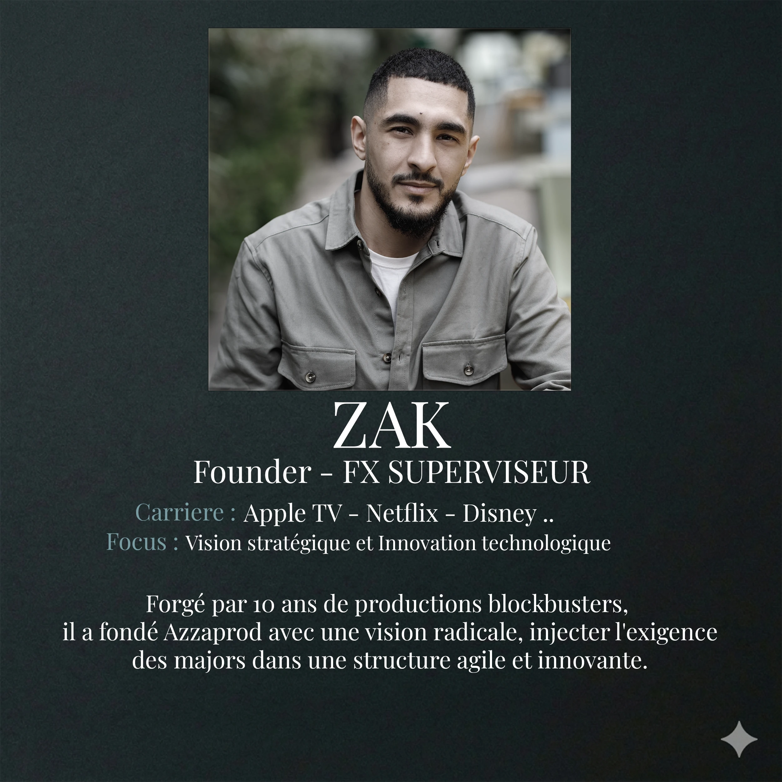 Portrait de Zakaria